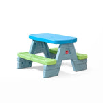 Step2 Sun & Shade Kids Picnic Table with Removeable Umbrella, Indoor/Outdoor Toys, Fits 4 Children, Made of Durable Plastic, For Toddlers 1.5-4 Years Old