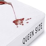 Utopia Bedding Premium Waterproof Mattress Protector Queen Size, Viscose Made from Bamboo Mattress Cover, Breathable, Fitted Style with Stretchable Pockets (White)