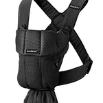 BabyBjörn Baby Carrier Mini, Black, 3D Mesh | Newborn Carrier (7-25 lbs), Ergonomic, Easy-to-Use