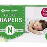 Member's Mark Premium Newborn Diapers (Netcount 108 Diapers ),, 108Count ()