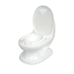 Nuby My Real Potty Training Toilet with Life-Like Flush Button and Sound - 18+ Months - White