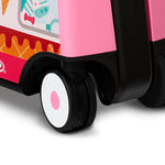 Radio Flyer 3-in-1 Happy Trav’ler Ice Cream Truck, Ride on Toy, Toddler Carry-On Storage, Ages 2-5 Years