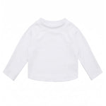 babygoal Baby White Long Sleeve Rash Guard Shirt with UPF 50+ Sun Protection for Baby Toddler Boy & Girl Beach Pool Swimming SY18-18-24M-B
