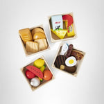 Melissa & Doug Food Groups, 21-Piece Wooden Toys Set of Pretend Play Food & Kids Play Kitchen Accessories, Preschool Toys for Girls & Boys Ages 3+