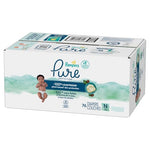 Pampers Pure Protection Diapers, Size 0, 76 Count for Up to 100% Leakproof, Plant-Based Skin Protection