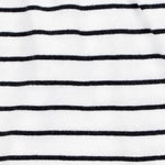 Simple Joys by Carter's Unisex Babies' Cotton Pants, Pack of 4, Black Mini Stripe/Grey/Light Grey/White Stripe, 12 Months