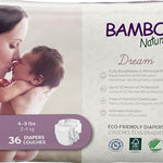 Bambo Nature Premium Baby Diapers - French/English Packaging, Size 1, 36 Count