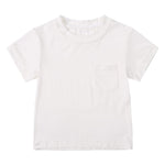 ZFTTZYMX 2 Pack Baby Bamboo Viscose T-shirts Toddler Boys Girls Summer Short Sleeve Crew Neck Tees