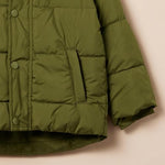 Amazon Essentials Baby Boys' Heavyweight Hooded Puffer Jacket, Olive, 12 Months