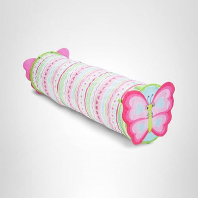 Melissa & Doug Sunny Patch Cutie Pie Butterfly Crawl-Through Tunnel Indoor Outdoor Baby Tunnel Crawl Developmental Activity Toy