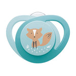 NUK Glow-in-the-Dark Orthodontic Pacifier with Heart-Shaped Shield, BPA-Free, fits 18-36 Months, 4-Pack