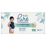 Pampers Pure Protection Training Underwear, Unisex, Size 3T4T, 92 Count, Premium, Hypoallergenic, Soft, Absorbent
