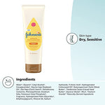 Johnson's Baby Creamy Oil for Baby with Shea & Cocoa Butter, Moisturizing Body Lotion with Gentle Fragrance, Hypoallergenic, Non-Greasy, Paraben-Free, Phthalate-Free and Dye-Free, 8 fl. oz