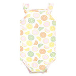 Hudson Baby baby girls Cotton Sleeveless Bodysuits and Toddler T Shirt Set, Citrus Orange, 9-12 Months US