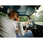 Stanley Quencher ProTour Flip Straw Tumbler with Leakproof Lid 30 oz | Built-In Straw and Handle | Cup Holder Compatible for Travel | Insulated Stainless Steel Cup | BPA-Free | Frost Fade