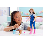 Barbie Careers Playset, 65th Anniversary Farm Veterinarian Set with Blonde Vet Fashion Doll & 10 Accessories Including Lamb with Moving Ears