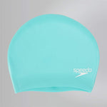 Speedo Unisex Long Hair Swimming Cap, Swim Cap, Snag Free, Easy-On, Spearmint, One Size