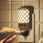 Night Light, Nights Lights Plug Into Wall [2 Pack], Plug in Night-Light, Nightlight, Dusk to Dawn Sensor, Adjustable Brightness Nightlights for Bathroom, Hallway, Stairway, Soft White