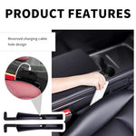 2PCS New Car Seat Gap Filler with 2 Storage Areas,Stylish Car Seat Gap Storage for Stabilizing Phone,Keys Wallet,Universal Car Seat Gap Filler Organizer Interior Accessories (Carbon Black)