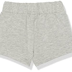 GAP Baby Girls Logo Shorts, Light Heather Grey B08, 3-6 Months US
