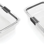 Rubbermaid Brilliance Food Storage Containers, Set of 5 (10 Pieces), BPA-Free, Leak-Proof, Clear