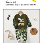 Kucnuzki Toddler Boy Clothes - 2T-3T Boys Long Sleeve Letter Print Shirts & Sweatshirts - Pants Set - Fall Winter Boutique Clothes