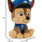 GUND Official PAW Patrol Chase in Signature Police Officer Uniform Plush Toy, Stuffed Animal for Ages 1 and Up, 6" (Styles May Vary)