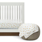 Delta Children 100% Cotton Flannel Baby Receiving Blankets for Girls and Boys – 30x30 Inches (Pack of 4), Safari Friends