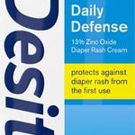 Desitin Daily Defense Baby Diaper Rash Cream with Zinc Oxide to Treat, Relieve & Prevent diaper rash, Hypoallergenic, Dye-, Phthalate- & Paraben-Free, 4 oz