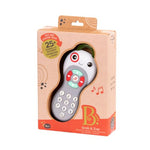 B. toys - Baby Musical TV Remote Control with Learning Numbers & Songs - Interactive Sensory Toy with Light-Up Buttons - Educational Baby Toys for Development, 6 Months & Up