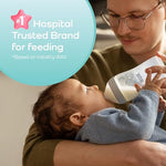 NUK Perfect Match Slow Flow Soft Silicone Nipple with Anti-Colic Vent, 2 Pack, BPA Free