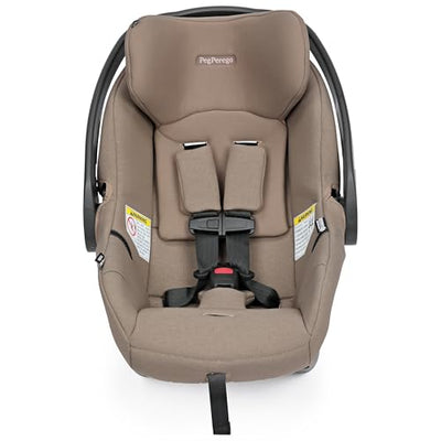 Peg Perego Primo Viaggio Nido - Rear Facing Infant Car Seat - Includes Base with Load Leg & Anti-Rebound Bar - for Babies 4 to 30 lbs - Made in Italy - Pine Bark