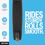 Jetson Scooters - Jupiter Kick Scooter (Black) - Collapsible Portable Kids Push Scooter - Lightweight Folding Design with High Visibility RGB Light Up LEDs on Stem, Wheels, and Deck