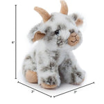 The Petting Zoo Goat Stuffed Animal Plushie, Gifts for Kids, Wild Onez Babiez Farm Animals, Goat Plush Toy 6 inches