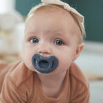 NUK Timeless Comfy Pacifier | 100% Silicone, One-Piece Design | BPA-Free, Gentle on Baby’s Skin | 5-Pack, for 6-18M