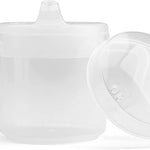 Providence Spillproof Compact 8oz Adult Sippy Cup with 2 Handles - Sip Cups for Adults for Limited Mobility - Handicapped Accessories - Handicap Cups for Elderly Care - Made in the USA - Ckear - 6
