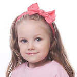 JOYOYO 16 Colors Soft Wide Turban Baby Headbands with 4.5 inches Hair Bow Headwraps for Baby Girls Infants Newborn Hair Accessories Toddlers Kids and Children