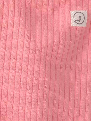 Little Planet by Carter's Girl 2-Pack Textured Pants Made with Organic Cotton, Floral Pink, 6M