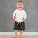 Gerber Baby Boys Toddler 2-Pack Swim Trunks, Suns, 12 Months