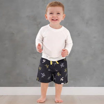 Gerber Baby Boys Toddler 2-Pack Swim Trunks, Suns, 12 Months