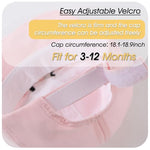 Peecabe Baby Baseball Cap Toddler Infant Boys Girls Sun Hat Breathable Cute Hats for Spring Summer 6M-3T (US, Age, 3 Months, 12 Months, B-Pinkl Rabbit+White Panda)