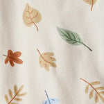 little planet by carter's Baby 2-pack Long Sleeve Bodysuits made with Organic Cotton, Leaves, Blue, 6M