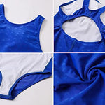 J.E Sterguard Athletic Girls' One Piece Swimsuit Have Lining Prevent Transparency Girls Bathing Suits Pro for Practice and Competition Girls Blue Swimsuits Size 8 1286-9