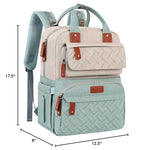 Legestori Diaper Bag Backpack, Baby Diaper Bag for Girls Boys, Multipurpose Baby Backpack for Women, Large Baby Essentials Travel Bag with Insulated Pockets and Stroller Straps
