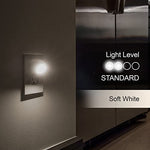 GE Rotating LED Night Light, Plug-in, 360° Directional, Dusk-to-Dawn Sensor, UL-Certified, Energy Efficient, Ideal for Bedroom, Bathroom, Stairs, Hallway, 31533, 2 Pack, White, 2 Count