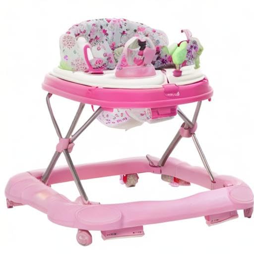 Disney Baby Minnie Mouse Baby Walkers and Activity Center with Music and Lights, Garden Delight
