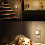 L LOHAS LED Night Lights Plug into Wall, [6-Pack] Plug in Night Light, Dusk-to-Dawn Sensor, 3000K Soft White 0.3W Bright Nightlight Auto-On/Off for Adults Kids Room Bedroom Bathroom Hallway Kitchen