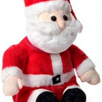 Bearington Mr. Santa Claus Christmas Stuffed Animal - 16" Kringle Plush Toy Santas with Soft Fabric, Inner Bean Bags and Floppy Body for Holiday Décor, Kids, Teens Giving