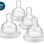 Philips AVENT Anti-Colic Baby Bottle Flow 2 Nipple, 4pk, SCY762/04