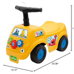 Kiddieland: Lights N' Sounds: Ride-On - Elmo - Sesame Street Interactive Foot to Floor Toy Vehicle, Folding Handle Bar, Toddlers, Ages 12-36 Months